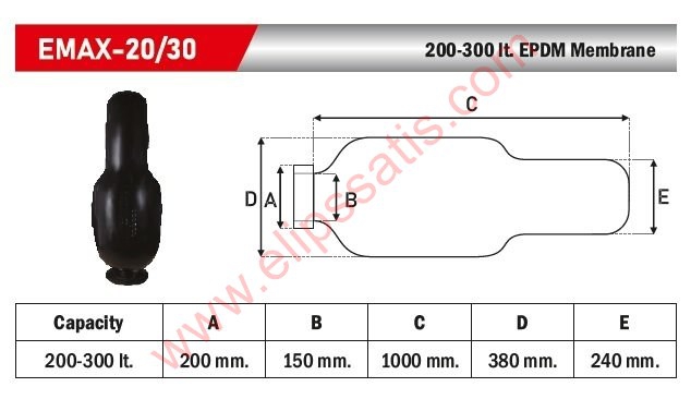 Se.Fa 200/300 LT EPDM Genleşme Tankı Membranı