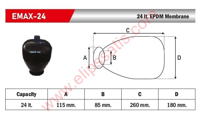 Se.Fa 24 LT EPDM Genleşme Tankı Membranı