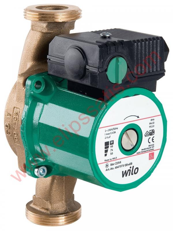 WILO Star-Z 20/7-3 M KULLANMA SICAK SUYU SİRKÜLASYON POMPASI